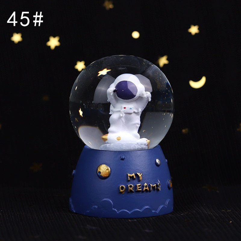 Animal Party Luminous Crystal Ball Music Box