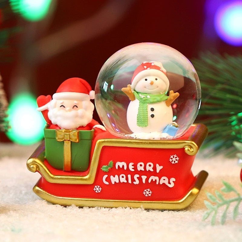 Animal Party Luminous Crystal Ball Music Box