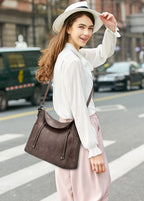 Luxury Women's Leather Hobo Bag