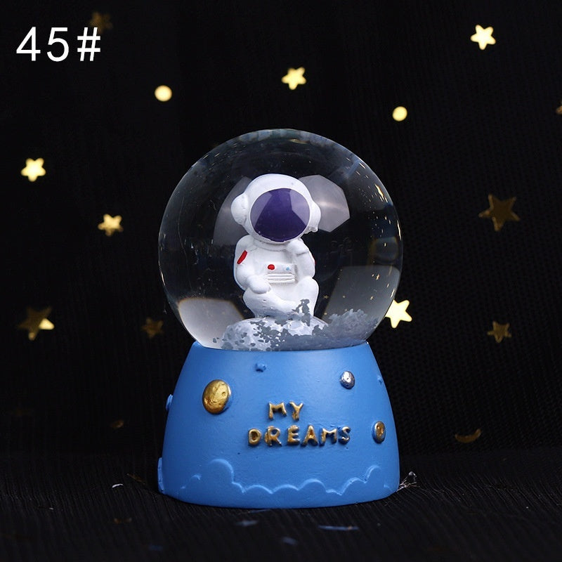 Animal Party Luminous Crystal Ball Music Box