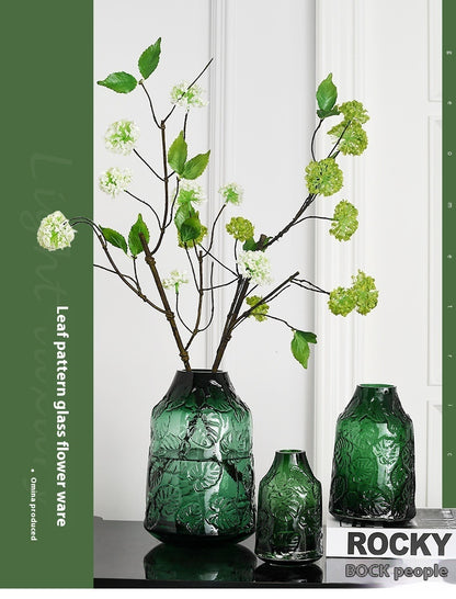 Modern Minimalist Glass Vase Transparent Ornaments