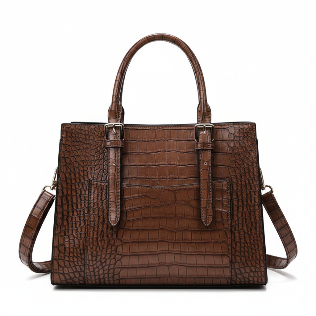 Vespera Croco Tote Bag