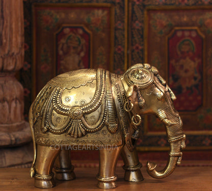 Brass Superfine Ornate Elephant