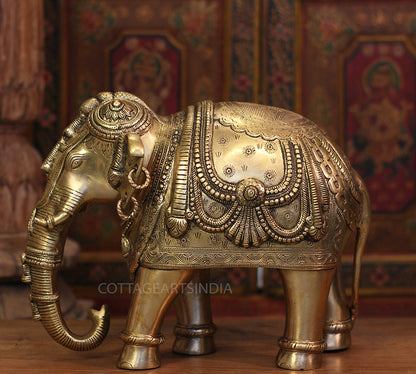Brass Superfine Ornate Elephant