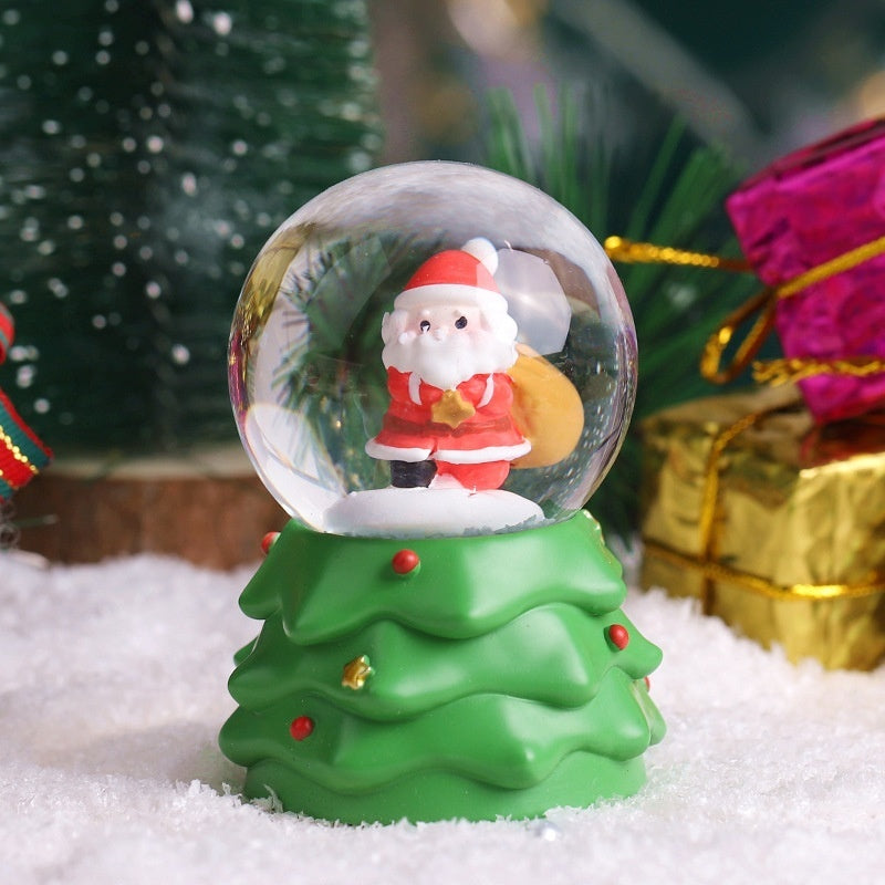 Animal Party Luminous Crystal Ball Music Box