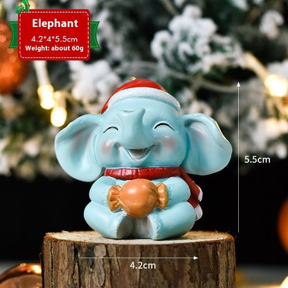 Creative Christmas Mini Animal Ornaments