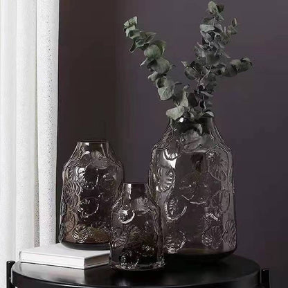 Modern Minimalist Glass Vase Transparent Ornaments