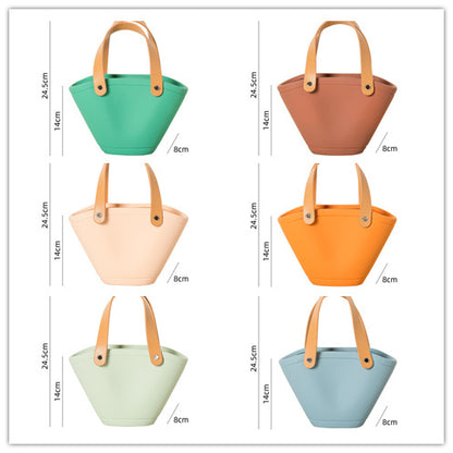 Nordic Ceramic Handbag Vase Ornaments