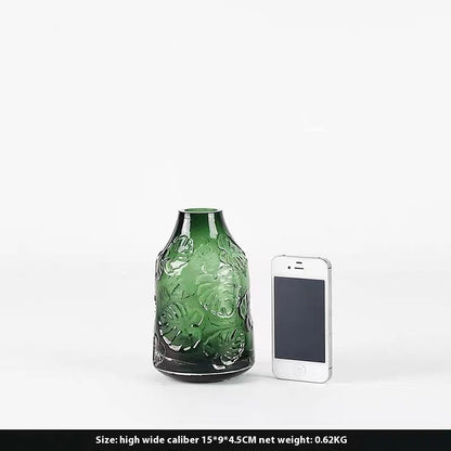 Modern Minimalist Glass Vase Transparent Ornaments