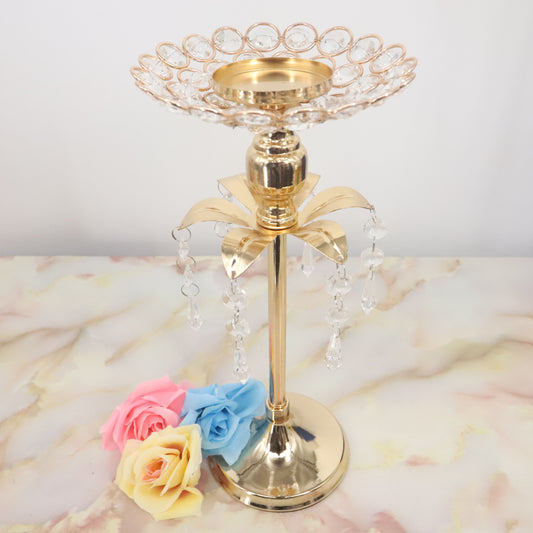 European Style Golden Candlestick Ornaments Professional Wedding