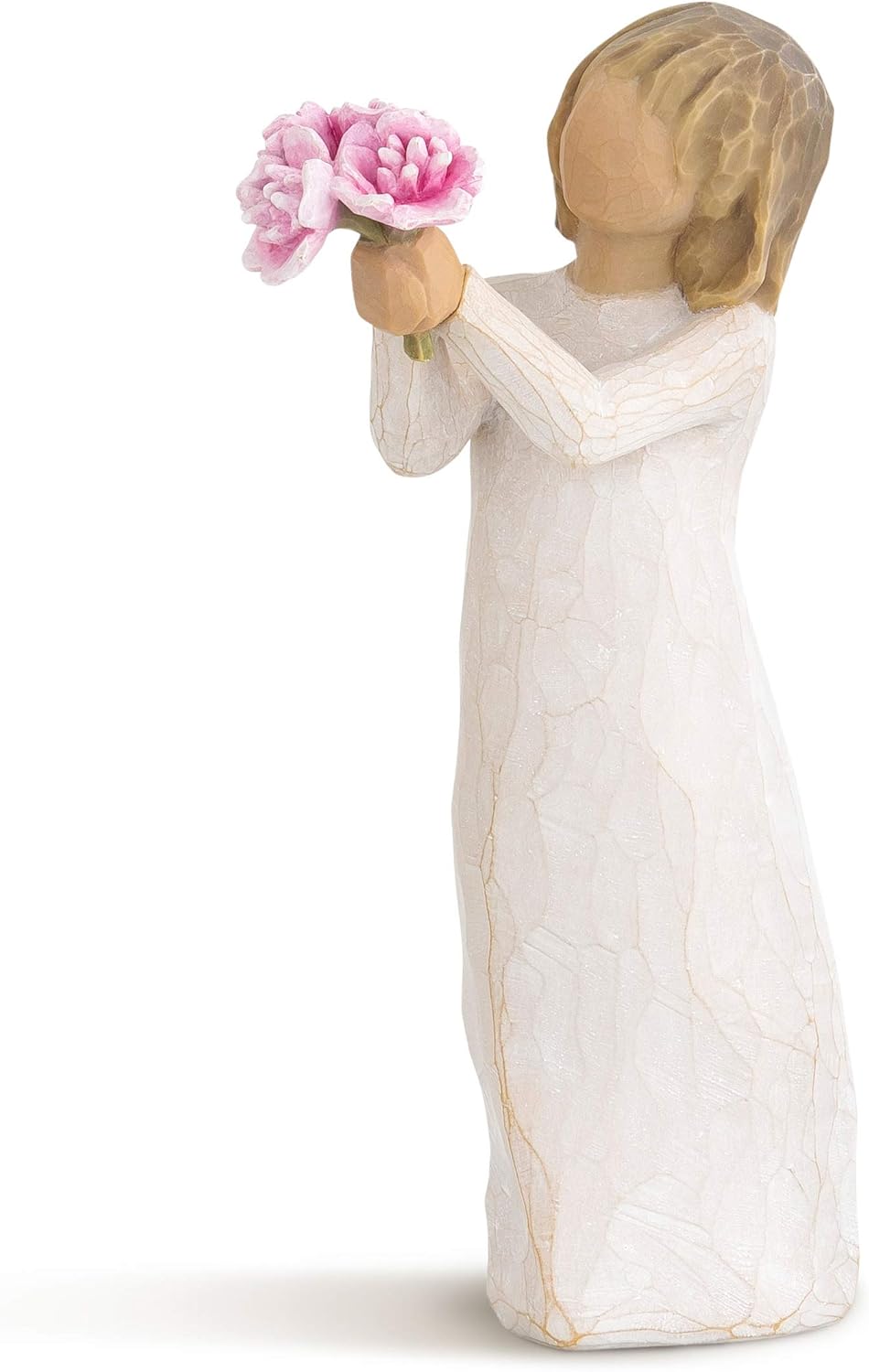Resin Girl Thank You Figurine Statue Decoration
