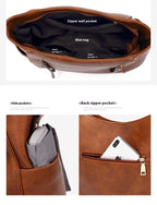 Luxury Women's Leather Hobo Bag