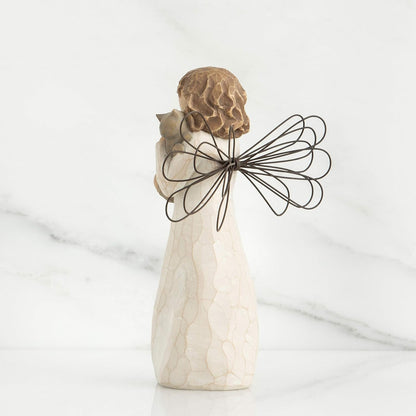 Resin Girl Holding Cat Figurines Ornaments