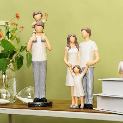 Resin Saysmile Father and Son Figurines Family Figurines
