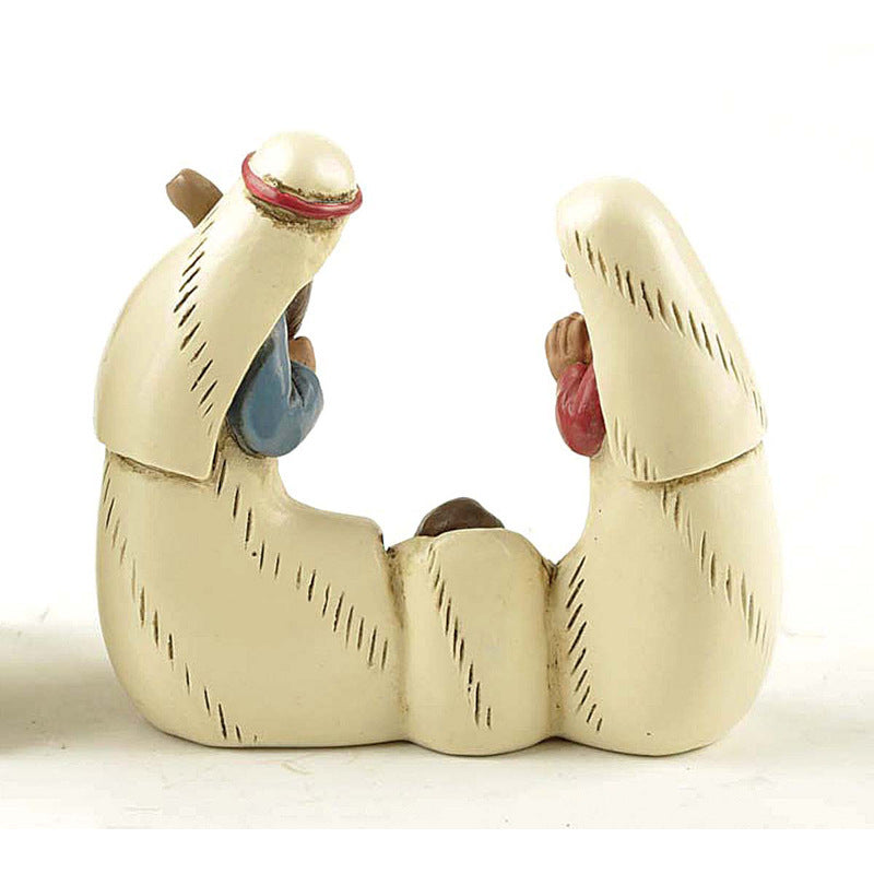 Resin Manger Cute Baby Birth Home