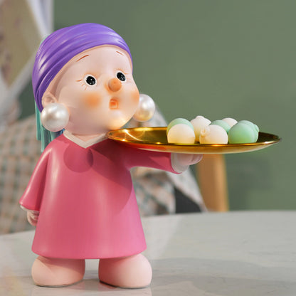 Girl With Pearl Earrings Ornaments Creative Home Living Room TV Cabinet Decorations