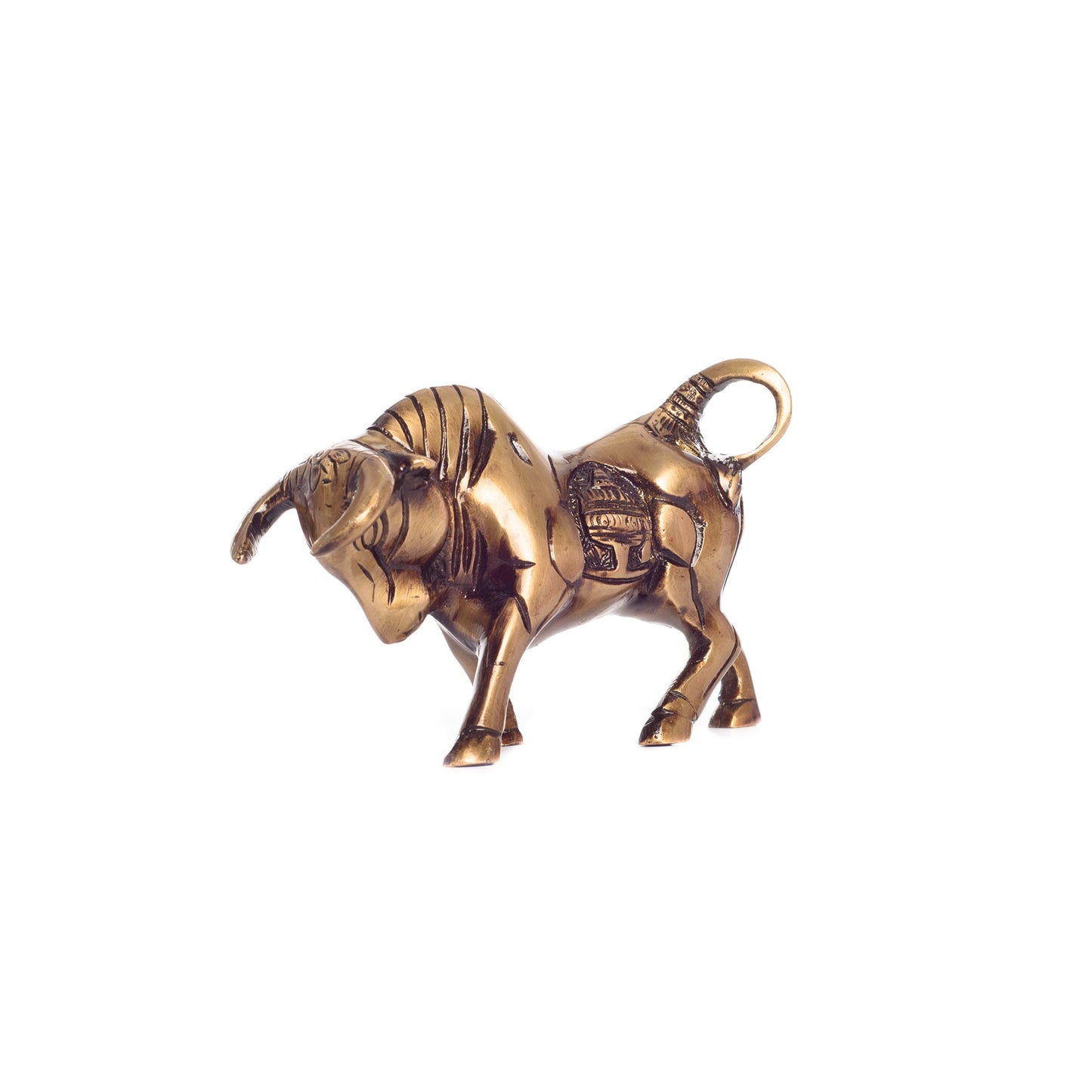 Brass Kamdhenu Cow Sculpture