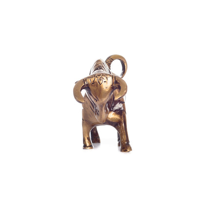 Brass Kamdhenu Cow Sculpture