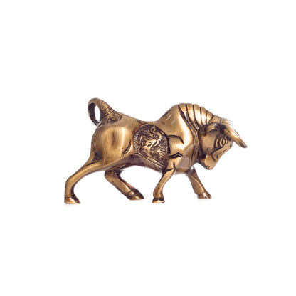 Brass Kamdhenu Cow Sculpture