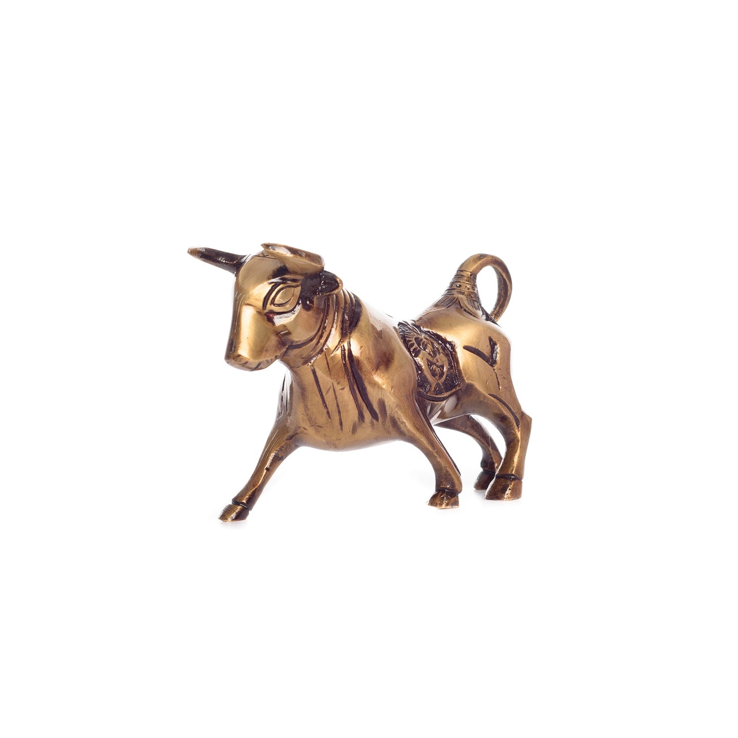 Brass Kamdhenu Cow Sculpture