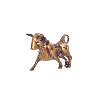 Brass Kamdhenu Cow Sculpture