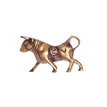 Brass Kamdhenu Cow Sculpture