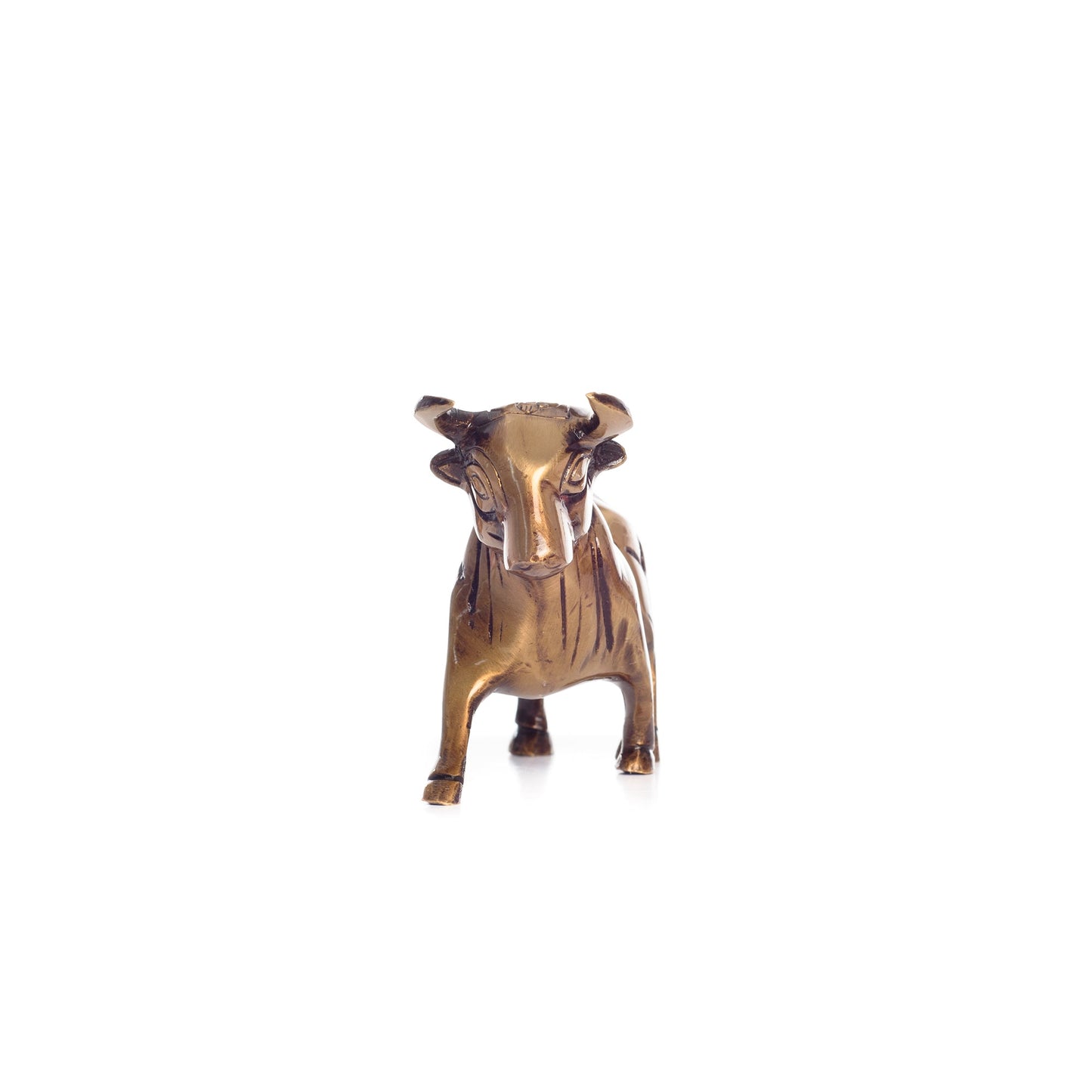 Brass Kamdhenu Cow Sculpture