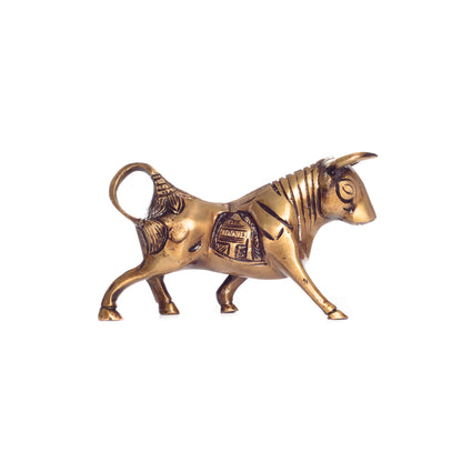 Brass Kamdhenu Cow Sculpture