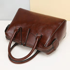 High-End Leather Messenger Bag