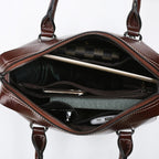 High-End Leather Messenger Bag