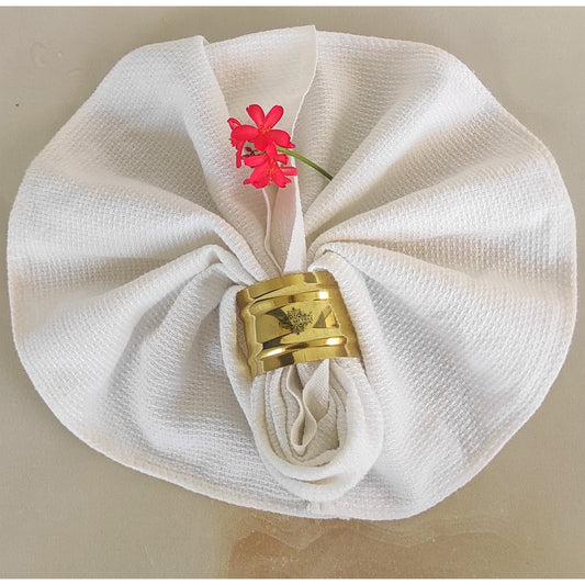 Pure Brass Designer Napkin Ring