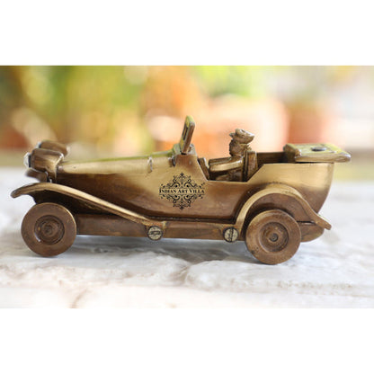Brass Handcrafted Vintage Open Car Showpiece Figurine