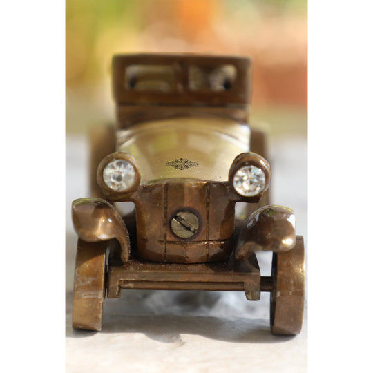 Brass Handcrafted Vintage Open Car Showpiece Figurine