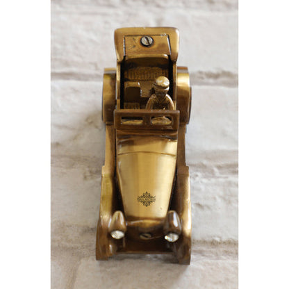 Brass Handcrafted Vintage Open Car Showpiece Figurine