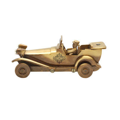 Brass Handcrafted Vintage Open Car Showpiece Figurine
