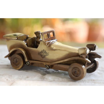 Brass Handcrafted Vintage Open Car Showpiece Figurine