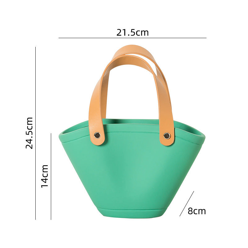 Nordic Ceramic Handbag Vase Ornaments