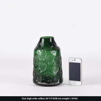 Modern Minimalist Glass Vase Transparent Ornaments