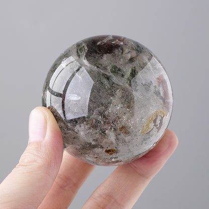Natural Green Ghost Crystal Ball Ornaments