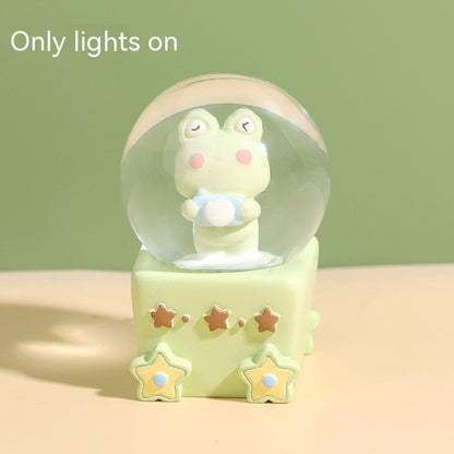 Animal Party Luminous Crystal Ball Music Box