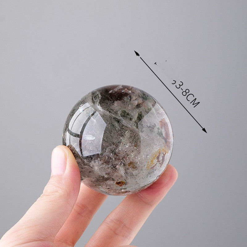 Natural Green Ghost Crystal Ball Ornaments