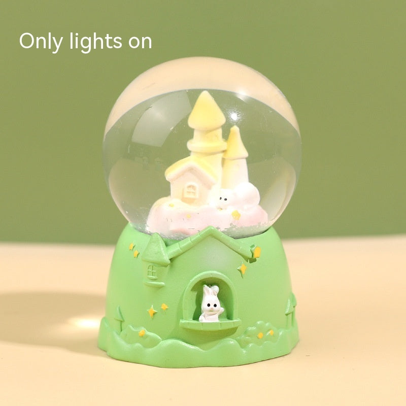 Animal Party Luminous Crystal Ball Music Box