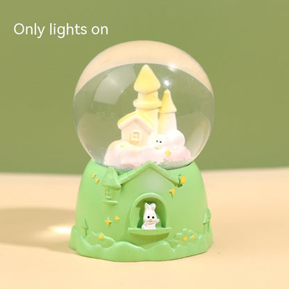 Animal Party Luminous Crystal Ball Music Box