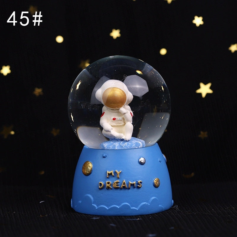 Animal Party Luminous Crystal Ball Music Box