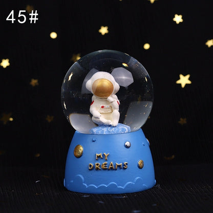 Animal Party Luminous Crystal Ball Music Box