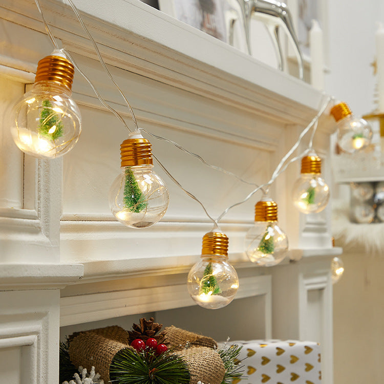 Guirlande lumineuse de Noël à fruits rouges pour l'extérieur