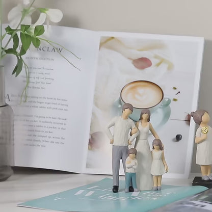 Resin Saysmile Father and Son Figurines Family Figurines